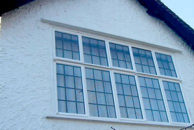 leaded metal windows