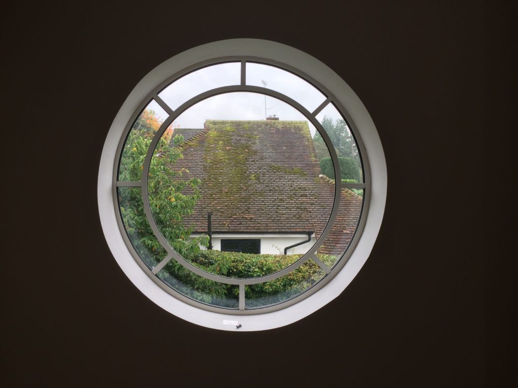 round metal windows